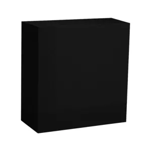 Serviette 33x33 2c 1/8 noir